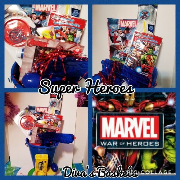 MARVEL Super Heroes Easter Basket Gift - Picture 1 of 2